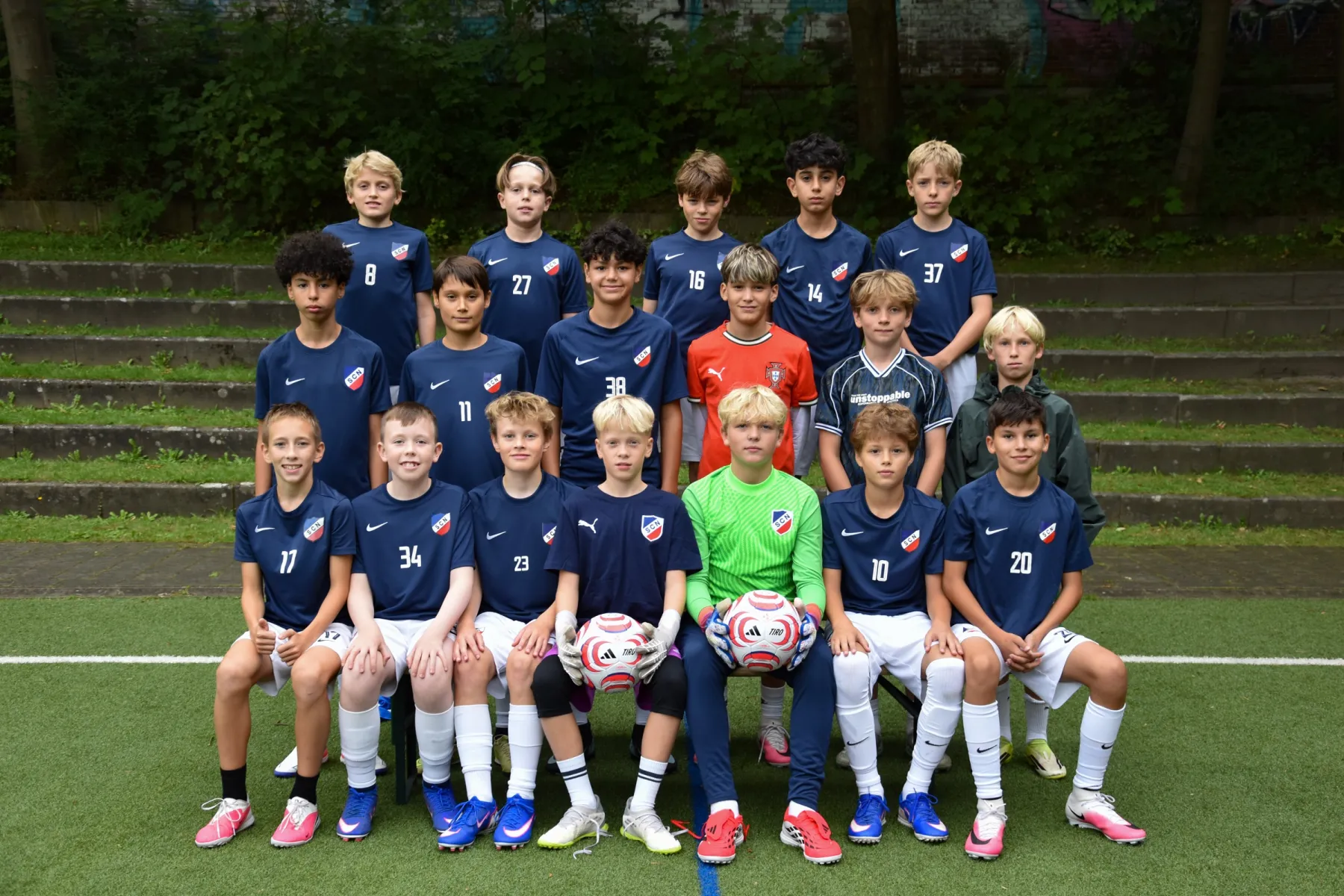 Mannschaftsfoto der 1. D-Jugend